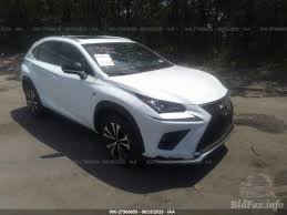 Three trim levels correspond to the models: Lexus Nx 300 Base F Sport 2018 White 2 0l Vin Jtjbarbz8j2151421 Free Car History