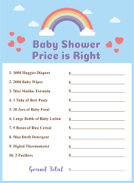 Baby shower price is right. 10 Best Price Is Right Baby Shower Free Printables Printablee Com