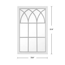 Sometimes they are whitewashed, and other times the wood is just a natural stain. Firstime Co Grandview Arched Farmhouse Window Mirror Wood 24 X 2 X 37 5 In American Designed 24 X 2 X 37 5 In Overstock Ca