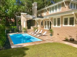 Choosing the right fiberglass pool for your. San Juan Pools The Broadway Fiberglass Pool With Horizontal Layout