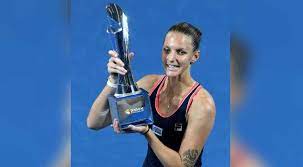 Karolína hrdličková, born and known professionally as karolína plíšková, is a czech professional tennis player. Karolina Pliskova Wins Brisbane International Sports News Wionews Com