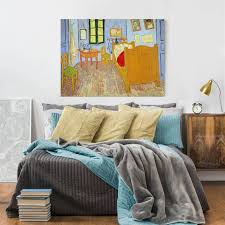 Art institute of chicago, van gogh and gauguin: Leinwandbild Vincent Van Gogh Schlafzimmer In Arles Im Querformat 4 3 Kaufen