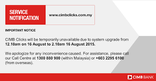 Cimbclicks.com.my is tracked by us since april, 2011. Cimbmalaysia On Twitter Important Notice Cimb Clicks Will Be Temporarily Unavailable Due To System Upgrade From 12 10am To 2 10am On 16 Aug Http T Co Anvnvyejrk