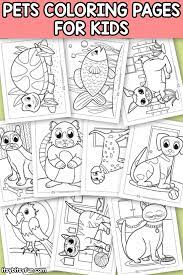 Kids who print and color sheets and pictures, generally acquire and use knowledge more effectively. Pets Coloring Pages For Kids Itsybitsyfun Com