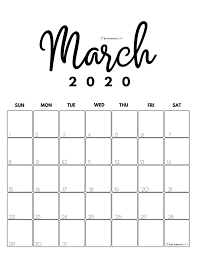 Cute Free Printable March 2021 Calendar Saturdaygift In 2020 October Calendar Calendar Printables Calendar Design