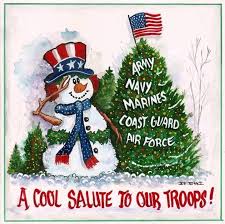 Salute To Our Troops Thank You All For Your Time You Sacrifice From Your Families To Serve Patriotic Christmas Cards Patriotic Christmas Military Christmas