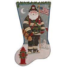 Engraved gifts by giftsforyounow ensure you will be gifting the recipient a truly unique and one of a kind gift. Fireman Santa Stocking Stockings Ornaments Accents