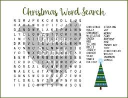 I created this free winter word search for you all. Free Printable Christmas Word Searches