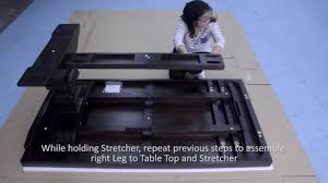 This furniture piece can be used as a decoration or an occasional table seating up to 14 people for a supper with family or friends. Banks Ext Dining Table Assembling Steps Youtube