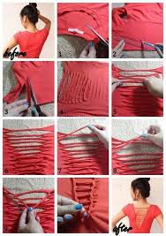 This diy wrap dress tutorial also requires a three separate pieces of ¼ elastic band: 41 Awesomely Easy No Sew Diy Clothing Hacks