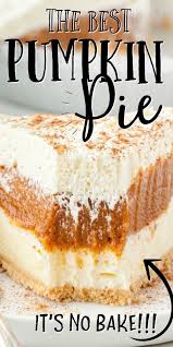 No Bake Pumpkin Pie In 2020 Pumpkin Recipes Dessert Baked Pumpkin Best Pumpkin Pie