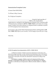 You can use this for your own purposes. Immunization Exemption Letter Sample In Word And Pdf Formats