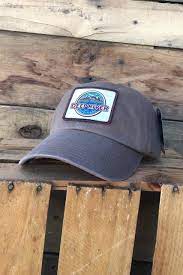Deep River Sublimated Patch On Solid Driftwood Heavy Weight Chino Twill Richardson Hat With Garment Washing R Richardson Hats Comfort Colors Long Sleeve Chino