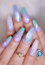 However, not everyone wants to rock super long talons. Pastel Coffin Nails Nail Designs Summer Nail Designs Summer Acrylic Nail Designs