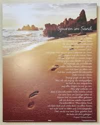 Ich ging am meer entlang mit meinem herrn. Bestattungen Spruch Nw Trauer