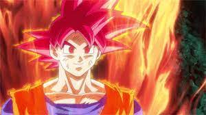 Caulifla's funny ultra super saiyan transformation (gif) goku transforms into super saiyan god (red form) against kale and caulifla (gifs) super saiyan 3 goku is back against kale and caulifla (4 gifs) goku transforms into his new ultra instinct form!!! We Know That When Goku Became Super Saiyan God His Body Wasn T The Only Thing That Changed His Aur Anime Dragon Ball Super Dragon Ball Super Manga Dragon Ball