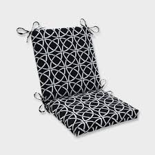 Black And White Chair Cushions Catamaran Tile Squared Corners Outdoor Chair Cushion Black Pillow Perfect Outdoor Chair Cushions Outdoor Chairs Chair Cushions