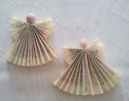 Engel Aus Notenblattern Weihnachten Basteln Engel