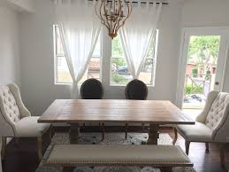 Z Gallerie Archer Dining Table Bench And Chairs Dining Table Table Dining Room Table