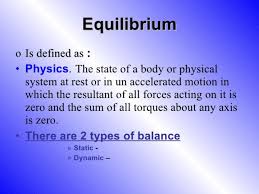 Medical Concept Of Equilibrium Can Be Compared To Concept Of Equilibrium Shared By Physics Physics Types Of Balance Medicine