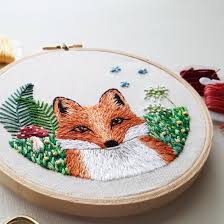 * advice on materials, thread colours, and transferring your pattern to fabric. Little Fox Embroidery Pattern Pdf Jessica Long Embroidery
