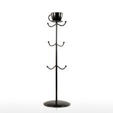 The flatback design allows for the mug tree to be placed up against the back wall of your countertop. Coffee Mug Stand Mug Tree Holder Mug Rack Tree Coffee Tea Cup Organizer Hanger Holder With