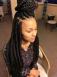 Thinking about getting box braids or switching up your own? Braids Box Braids Styling Hair Styles Braids For Black Hair