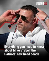 Who is Mike Vrabel? Boston.com has everything you need to know about the  New England Patriots' new head coach, including his record and coaching  style. Learn here: https://trib.al/Y8puvhG 📸: Courtney Culbreath/Getty  Images