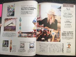 new editorial on artist susan wickstrand from fine life magazine japan thank you for visiting my studio for the interview mahalo yohe art artist artwork