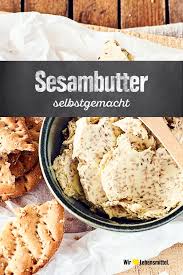 Sesambutter Rezept Aperitif In 2019 Rezepte Butter Und Vegane Brotaufstriche
