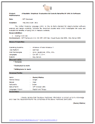 Fresher Resume Sample Page 2 Resume Resume Format Sample Resume