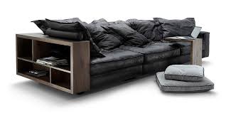 Sign in for price $2,099.99. Italian Leather Sofa Back To Black By Calia Maddalena