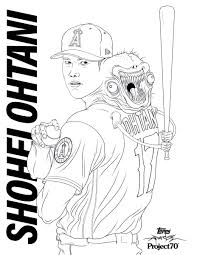 These alphabet coloring sheets will help little ones identify uppercase and lowercase versions of each letter. Alex Pardee On Twitter Here S An Ongoing Thread Of All Of My Free Downloadable Topps Project70 Coloring Pages Starting With The Never Before Released Ronald Acuna Jr 1990 Page Enjoy And Share Using Brightmarebaseball