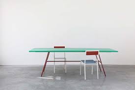 Studio muller van severen received the award designer van het jaar (dutch. Long Table Muller Van Severen