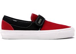 Available in other colors such as, all black, black and white, red and white. Vans Slip On 47 V Dx Fear Of God Red Black Vn0a3j9fpqr