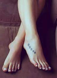 Star Tattoo Small Foot Tattoos Foot Tattoos For Women Foot Tattoos