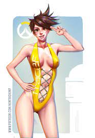 Tracer Swimsuit by saito200 - Hentai Foundry