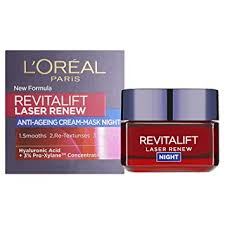 Espero que les guste el. Amazon Com L Oreal Paris Revitalift Laser Renew Crema De Noche 1 7 Oz Todo Lo Demas