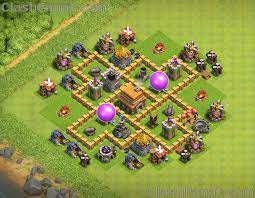 Found and modified good clash of clans base designs for th5 war base. Rathaus Level 5 Base Die Besten Coc Rh 5 Base
