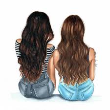 This couple of best friends reminds us of summer. Dibujo Best Friends Novocom Top