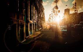 Sunset Cityscapes Streets Urban Sunlight Belgium Brussels Wallpaper 2856984 Wallbase Cc Street Background Beautiful Streets Twitter Backgrounds