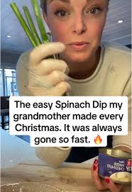 Grandma Jesse's Christmas Spinach Dip Recipe