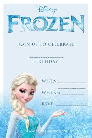 Partyandprints Com Frozen Birthday Party Invites Birthday Party Invitations Free Disney Frozen Birthday Party