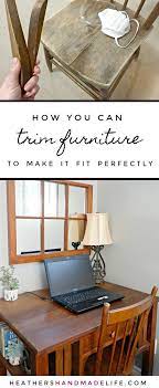 Trim Furniture To Make It Fit Furniture How To Make Handmade