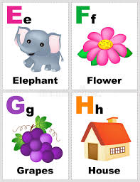 These are a great learning resource and even make cute diy decorations. Alphabet Flashcards Stock Abbildung Illustration Von Laut 85733332