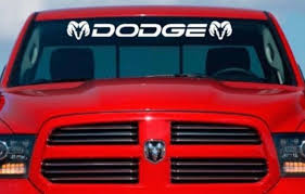Maybe you would like to learn more about one of these? Dodge Ram Windshield Vinyl Decal Sticker Custom 40 Vehicle Logo Graphics