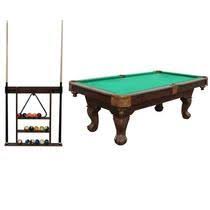 Md Sports Sportcraft 7 5foot Ball And Claw Billiard Table With Cue Rack Billiard Pool Table Pool Table Billiards Pool