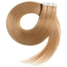 The invisible tape hair extensions look ridiculously natural and take far less time to fit than individual micro rings. Tape In Hair Extensions N 14 Golden Blonde Tape In 100 Human Hair 24 Inch