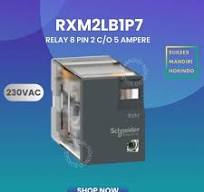 Promo RELAY RXM2LB1P7 Schneider 230 V AC 8 Pin 2 C/O 5A Original SNI di  Sukses Mandiri Hokindo | Tokopedia