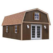 You can get this best backyard sheds lowes ideas photos for your collection. Best Barns 16 Ft X 32 Ft Richmond Without Floor Gambrel Engineered Storage Shed In The Wood Storage Sheds Department At Lowes Com